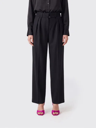Dries Van Noten Pants Woman Color Black In Blue