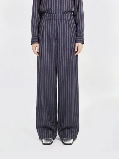 Dries Van Noten パンツ  レディース カラー ブルー In Blue