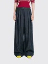 Dries Van Noten Indigo High-waisted Wide-leg Jeans With Exaggerated Length In Blue