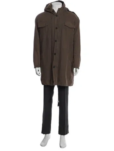 Pre-owned Dries Van Noten Parka In Brown