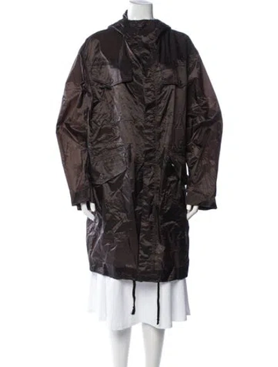 Pre-owned Dries Van Noten Parka In Brown