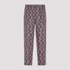 Dries Van Noten Parkino Patterned Pants In Purple