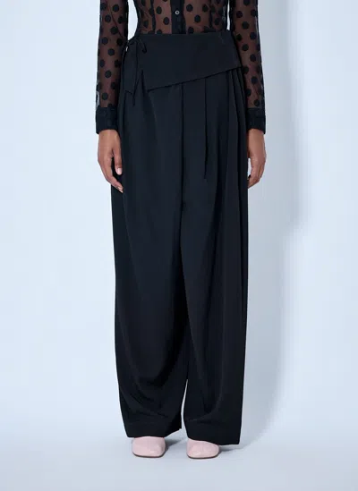 Dries Van Noten Parong Wide Pants In Black