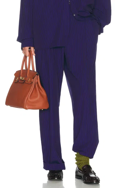 Dries Van Noten Partan Pant In Blue