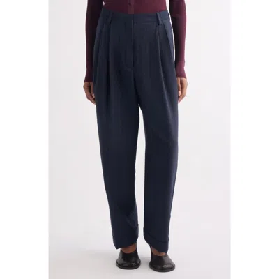 Dries Van Noten Partan Stripe Jacquard Pants In Blue