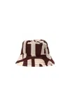 Dries Van Noten Pastel Fisherman's Hat In Brown