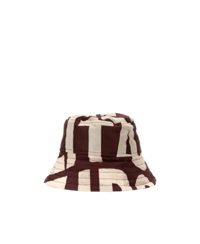 Dries Van Noten Pastel Fisherman's Hat In Brown