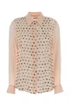 Dries Van Noten Pastel Pink Viscose Chowy Shirt In Pink