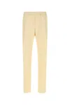 Dries Van Noten Men Pastel Yellow Jersey Pennams Pant