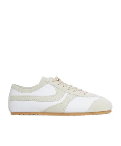 Dries Van Noten Patchwork Design Sneakers In White