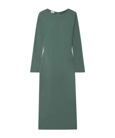 Dries Van Noten Patchwork Dress In Blue