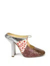 Dries Van Noten Pumps Polka Dot Mixed Textures Patchwork In Multi
