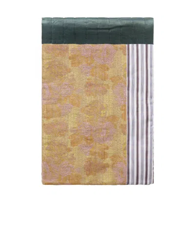 Dries Van Noten Patchwork Quilted Scarf In Brown