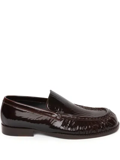 Dries Van Noten Patent-finish Leather Loafers
