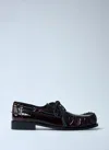 Dries Van Noten Men Patent Lace-up Shoes In Brown