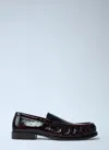 Dries Van Noten Moccasin Shoe With Shiny Leather In Brown