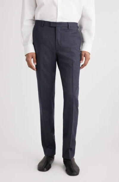 Dries Van Noten Patrino Stretch Cotton Trousers In Navy 509