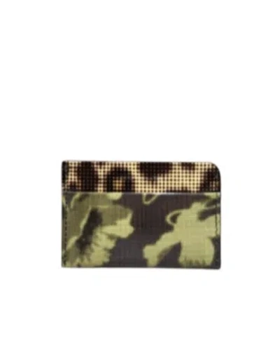 Dries Van Noten Pattern Card Bag In Black