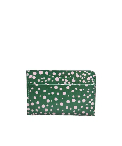 Dries Van Noten Pattern Card Bag In Green