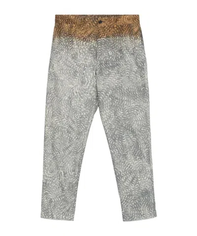 Dries Van Noten Pattern Casual Pants In Gray