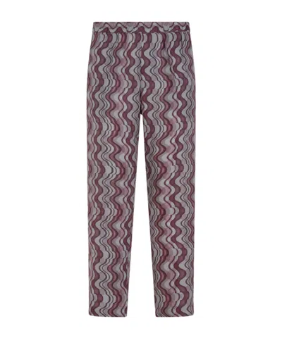 DRIES VAN NOTEN PATTERN CASUAL PANTS