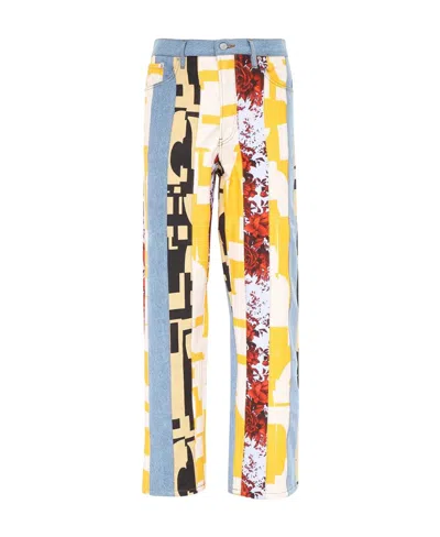 Dries Van Noten Pattern Casual Pants In Multicolor