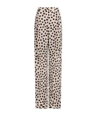 Dries Van Noten Pattern Casual Pants In Nude