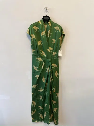 Dries Van Noten Pattern Dress In Green