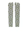 Dries Van Noten Pattern Socks In Green