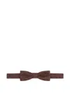 Dries Van Noten Patterned Bow Tie In Brown