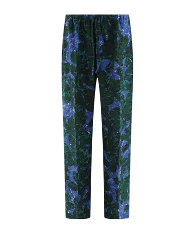 Dries Van Noten Multicolor Printed Pants
