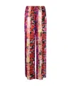 Dries Van Noten Patterned Casual Pants In Pink