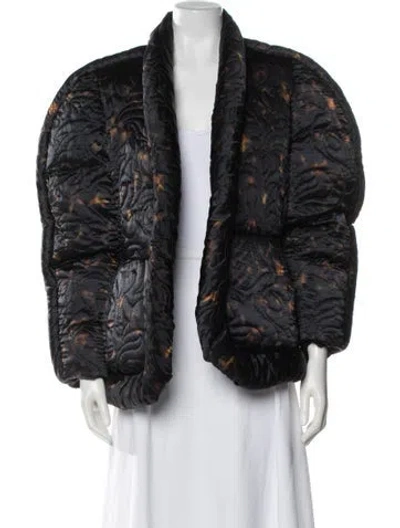 Pre-owned Dries Van Noten Patterned Jacket In Black