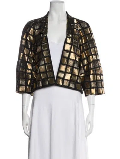 Pre-owned Dries Van Noten Patterned Jacket In Multi
