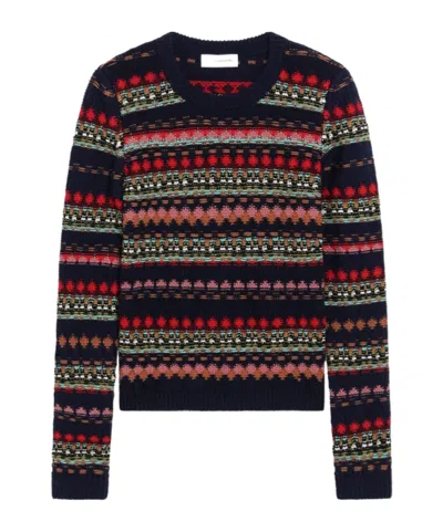 Dries Van Noten Patterned Knitted Sweater In Multi