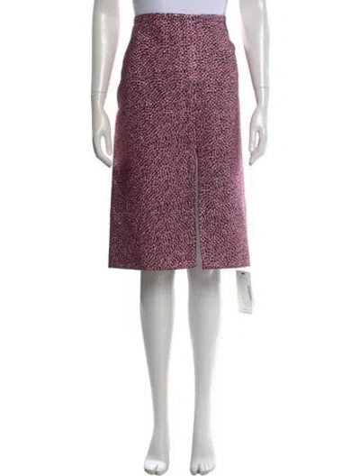 Pre-owned Dries Van Noten Patterned Midi Length Skirt In Multi
