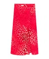 Dries Van Noten Patterned Skirt In Red