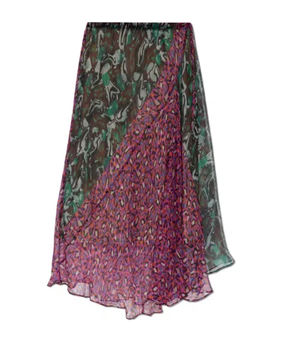 Dries Van Noten Patterned Skirt In Multi