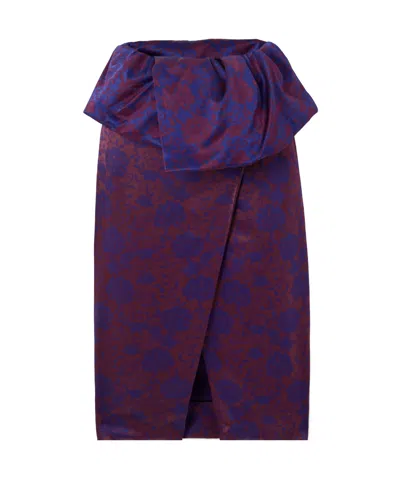 DRIES VAN NOTEN DRIES VAN NOTEN PEPLUM ASYMMETRIC WRAP SKIRT