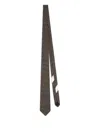 Dries Van Noten Patterned Tie In Neutral