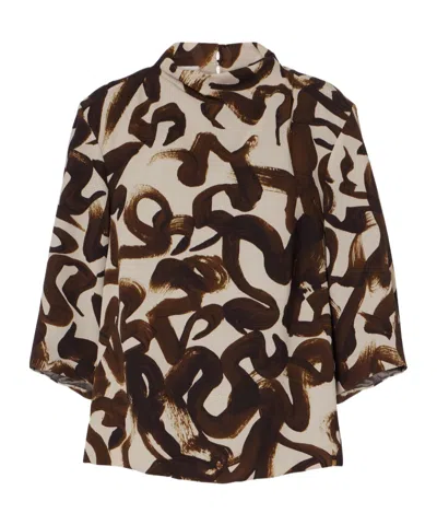 Dries Van Noten Patterned Top In Multi