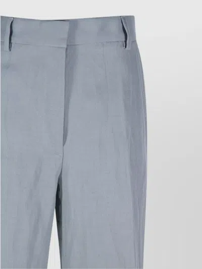 Dries Van Noten Paxy Pant With Back Pockets And Belt Loops In Blue
