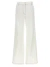 Dries Van Noten White Wide Leg Pant