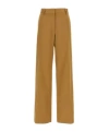 Dries Van Noten 'paxy' Wide Leg Trousers With Front Crease In Beige