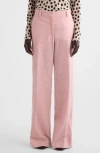 Dries Van Noten Trousers Featuring Back Pocket And Wide Leg In Pink