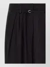 Dries Van Noten Peacha Tailored Pants Pleated Front Belt In Pattern