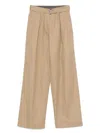 Dries Van Noten Wide-leg High Waist Trousers With Pleats And Pockets