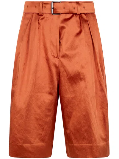 Dries Van Noten "peaches" Bis Short In Orange
