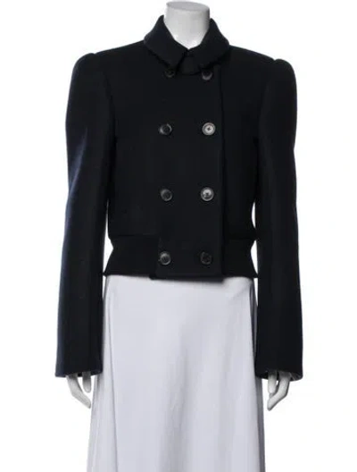 Pre-owned Dries Van Noten Peacoat W/ Tags In Blue