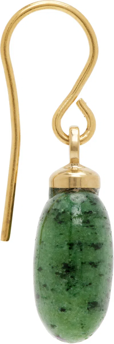 Dries Van Noten Pendant Single Earring In Red